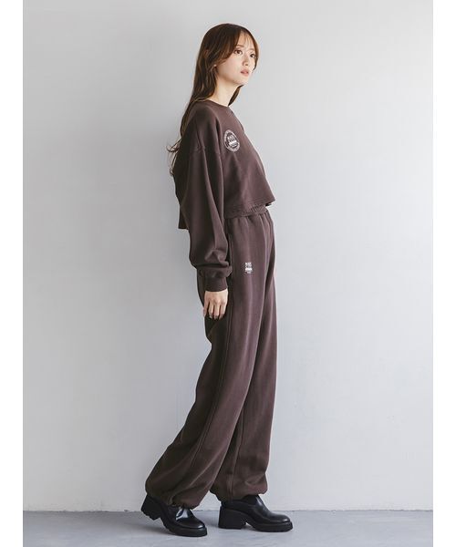 SNIDEL(スナイデル)の「【NUTMEG】コラボスウェットパンツ(その他パンツ・レディース・グレー/ホワイト/グリーン/ブラウン・F)」の18枚目の写真