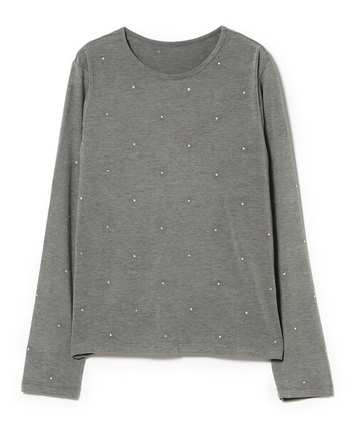 Ray BEAMS（レイビームス）の「ホットフィックス クルーネック カットソー（Tシャツ/カットソー・レディース・ブラック/シルバー・ONE SIZE）」の11枚目の写真