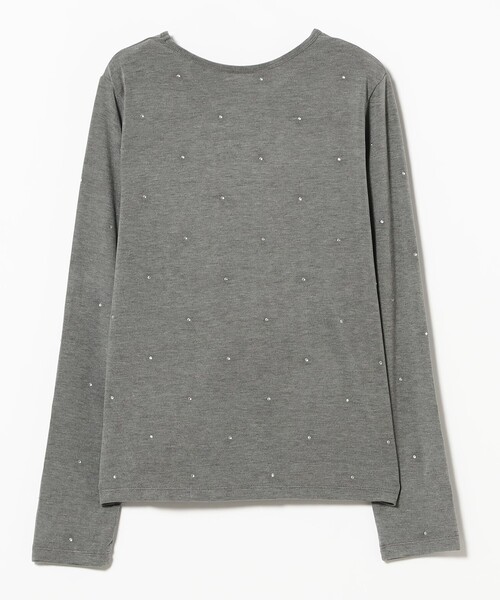 Ray BEAMS（レイビームス）の「ホットフィックス クルーネック カットソー（Tシャツ/カットソー・レディース・ブラック/シルバー・ONE SIZE）」の14枚目の写真