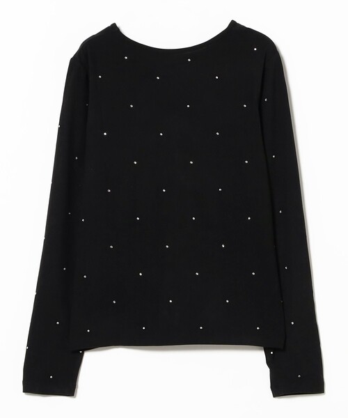 Ray BEAMS（レイビームス）の「ホットフィックス クルーネック カットソー（Tシャツ/カットソー・レディース・ブラック/シルバー・ONE SIZE）」の17枚目の写真