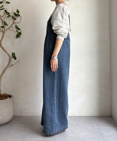 デニムビスチェサロペット（つなぎ/オールインワン）｜DouDou