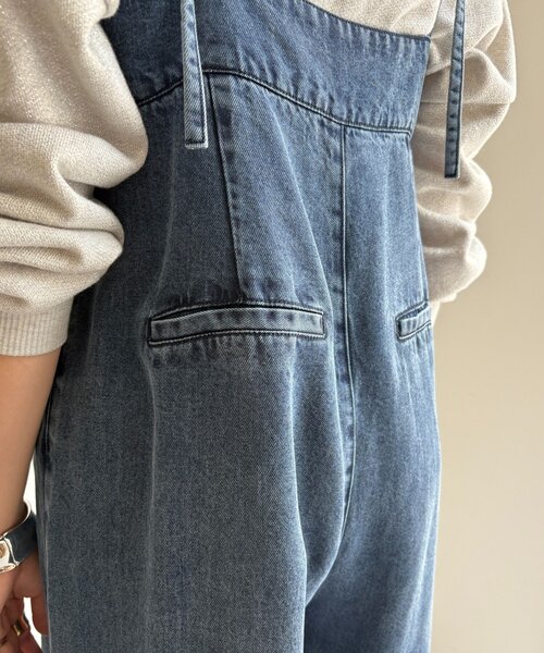 デニムビスチェサロペット（つなぎ/オールインワン）｜DouDou