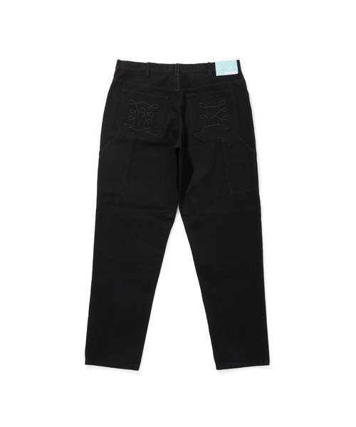ICECREAM(アイスクリーム)の「APPLIQUE LOGO BUGGY DENIM PANTS(デニムパンツ・メンズ・ブラック/ライトブルー/ブルー・SMALL/MEDIUM/LARGE/X-LARGE)」の4枚目の写真