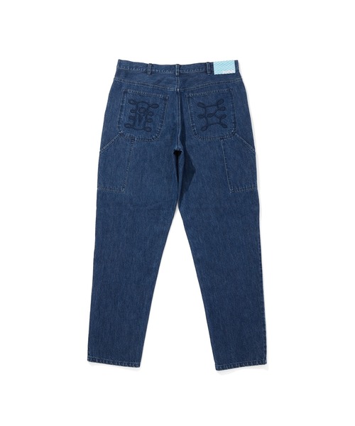 ICECREAM(アイスクリーム)の「APPLIQUE LOGO BUGGY DENIM PANTS(デニムパンツ・メンズ・ブラック/ライトブルー/ブルー・SMALL/MEDIUM/LARGE/X-LARGE)」の6枚目の写真
