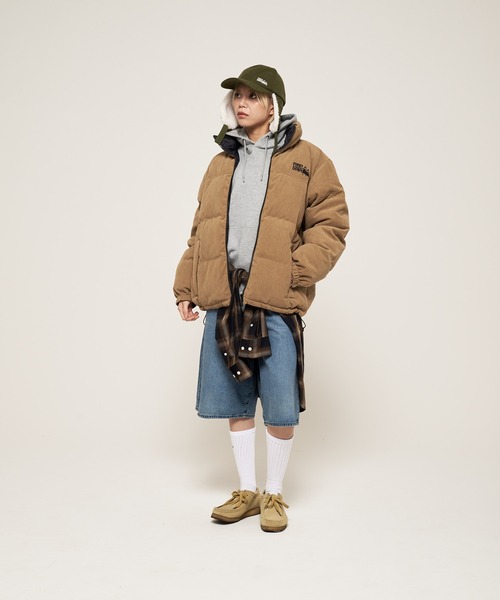 FIRST DOWN（ファーストダウン）の「バブルダウンジャケット コーデュロイ（ダウンジャケット/コート・メンズ・ベージュ/ブラック/ブラウン・M/S/XL/L）」の22枚目の写真