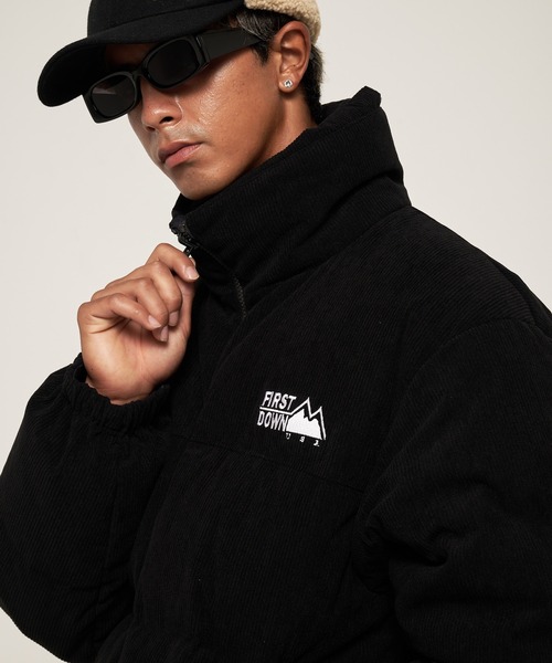 FIRST DOWN（ファーストダウン）の「バブルダウンジャケット コーデュロイ（ダウンジャケット/コート・メンズ・ベージュ/ブラック/ブラウン・M/S/XL/L）」の5枚目の写真
