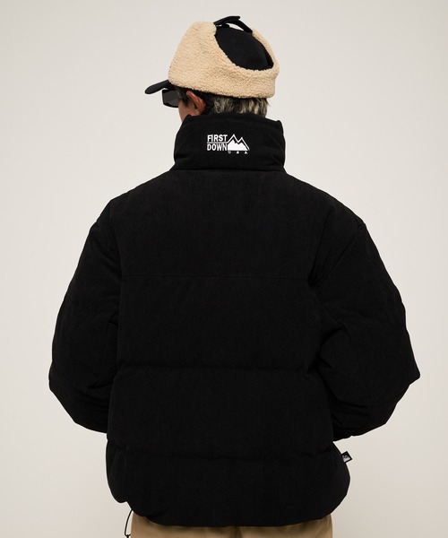 FIRST DOWN（ファーストダウン）の「バブルダウンジャケット コーデュロイ（ダウンジャケット/コート・メンズ・ベージュ/ブラック/ブラウン・M/S/XL/L）」の6枚目の写真