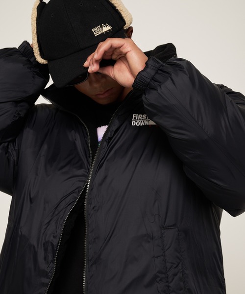 FIRST DOWN（ファーストダウン）の「バブルダウンジャケット コーデュロイ（ダウンジャケット/コート・メンズ・ベージュ/ブラック/ブラウン・M/S/XL/L）」の9枚目の写真