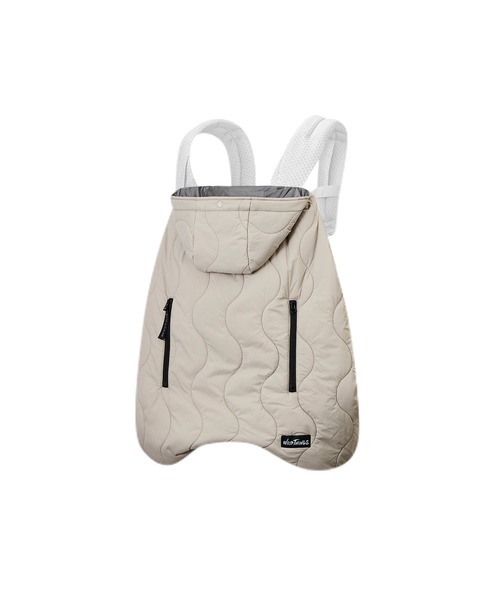 Ergobaby(エルゴベビー)の「BabyHopper WTキルティング防寒ケープ25(ベビーカー/ベビーカー用品・キッズ・ブラック/サンドグレー・ONE SIZE)」の7枚目の写真