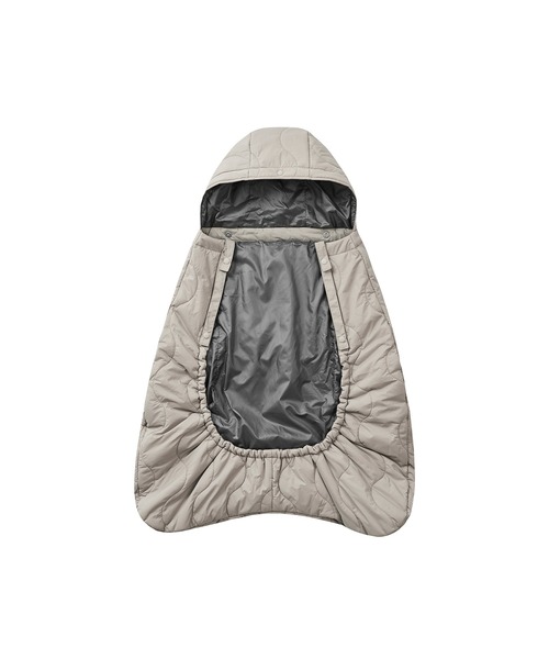 Ergobaby(エルゴベビー)の「BabyHopper WTキルティング防寒ケープ25(ベビーカー/ベビーカー用品・キッズ・ブラック/サンドグレー・ONE SIZE)」の8枚目の写真