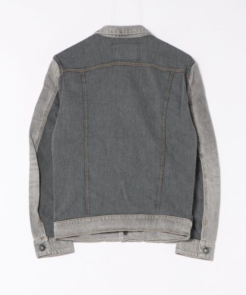 AYUITE（アユイテ）の「《AYUITE》ﾃﾞﾆﾑ Gｼﾞｬﾝ（デニムジャケット・メンズ・インディゴブルー/ブラック・MEDIUM/SMALL）」の4枚目の写真