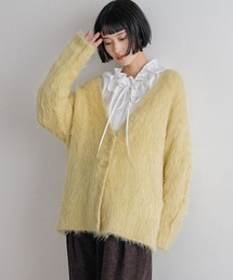 LOWRYS FARM | シャギーロングＶカーディガン　595935(カーディガン/ボレロ)