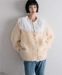 LOWRYS FARM | シャギーロングＶカーディガン　595935(カーディガン/ボレロ)