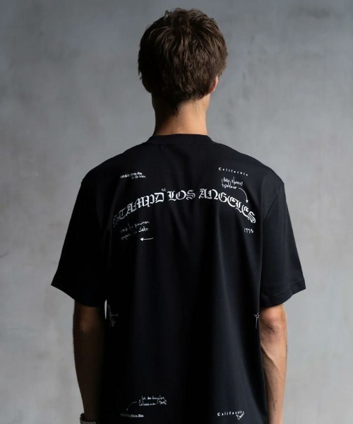 STAMPD（スタンプド）の「【STAMPD】TATTOO RELAXED TEE / ブラック [SLA-M3966TE]（Tシャツ/カットソー・メンズ・ブラック・M）」の6枚目の写真