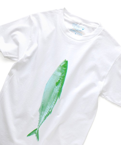 PAPERSKY(ペーパースカイ)の「PAPERSKY ペーパースカイ SABA T サバTシャツ(Tシャツ/カットソー・レディース・ホワイト系その他・S/M/L)」の3枚目の写真