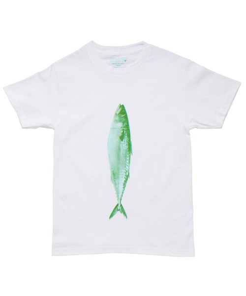 PAPERSKY(ペーパースカイ)の「PAPERSKY ペーパースカイ SABA T サバTシャツ(Tシャツ/カットソー・レディース・ホワイト系その他・S/M/L)」の2枚目の写真