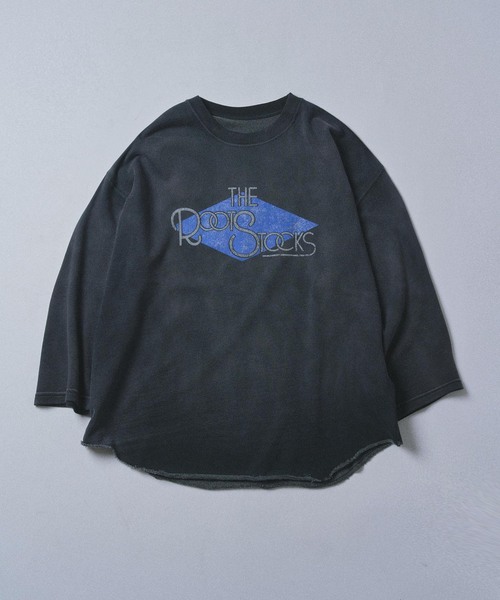 GOOD OLD SHOP】ヴィンテージ加工 9分袖 スウェットTシャツ（Tシャツ