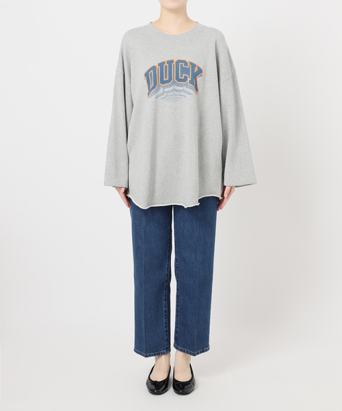 B.C STOCK（ベーセーストック）の「【GOOD OLD SHOP】ヴィンテージ加工 9分袖 スウェットTシャツ（Tシャツ/カットソー・メンズ・ブラック系その他/グレー/ブラック/ネイビー/ホワイト/レッド・FREE）」の17枚目の写真