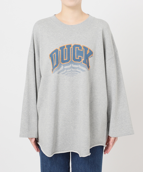 B.C STOCK（ベーセーストック）の「【GOOD OLD SHOP】ヴィンテージ加工 9分袖 スウェットTシャツ（Tシャツ/カットソー・メンズ・ブラック系その他/グレー/ブラック/ネイビー/ホワイト/レッド・FREE）」の18枚目の写真