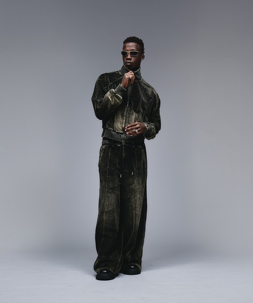 ANDER HUNK(アンダーハンク)の「Velours Baggy Track Pants / ベロアバギートラックパンツ(その他パンツ・メンズ・ブラック/その他・MEDIUM/LARGE/SMALL)」の22枚目の写真