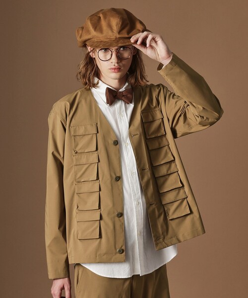 40ｃｔ＆525（フォーティーカラッツアンドゴーニーゴ）の「エリナシカバーオール（ブルゾン・メンズ・ブラック/サンドベージュ・03/02）」の7枚目の写真