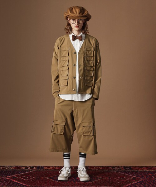 40ｃｔ＆525（フォーティーカラッツアンドゴーニーゴ）の「エリナシカバーオール（ブルゾン・メンズ・ブラック/サンドベージュ・03/02）」の6枚目の写真