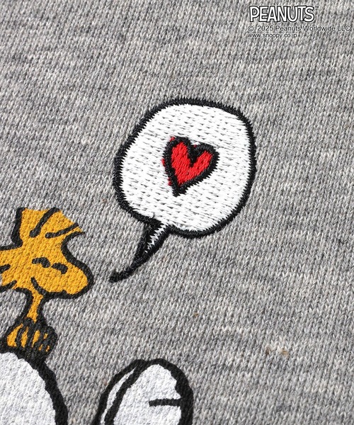 F.O.KIDS（エフオーキッズ）の「F.O.KIDS/エフオーキッズ PEANUTS レトロPOP クルーネック 4柄トレーナー ビッグシルエット（スウェット・キッズ・パープル/イエロー/レインボー/キナリ・130/140/150/160）」の9枚目の写真