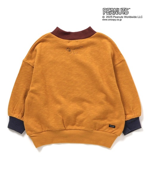 F.O.KIDS（エフオーキッズ）の「F.O.KIDS/エフオーキッズ PEANUTS レトロPOP クルーネック 4柄トレーナー ビッグシルエット（スウェット・キッズ・パープル/イエロー/レインボー/キナリ・130/140/150/160）」の17枚目の写真
