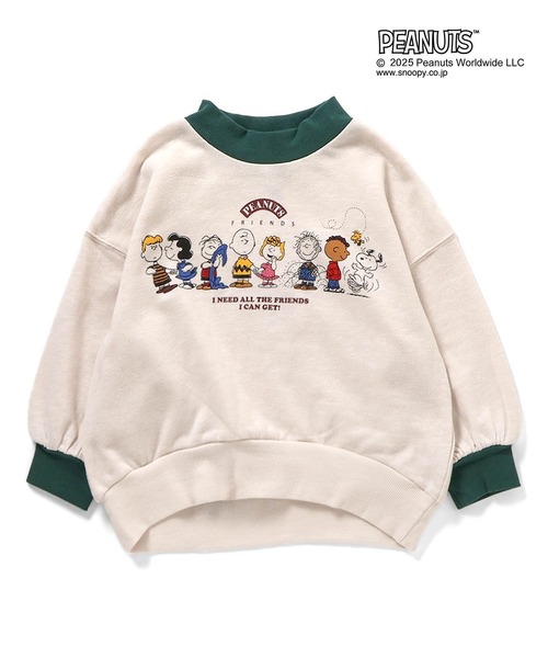 F.O.KIDS（エフオーキッズ）の「F.O.KIDS/エフオーキッズ PEANUTS レトロPOP クルーネック 4柄トレーナー ビッグシルエット（スウェット・キッズ・パープル/イエロー/レインボー/キナリ・130/140/150/160）」の14枚目の写真