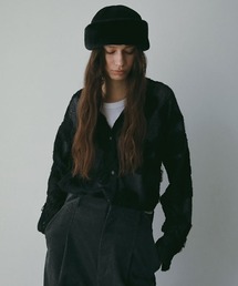 ETRE TOKYO | コードエンブロイダリーブラッシュドチュールシャツ(シャツ/ブラウス)