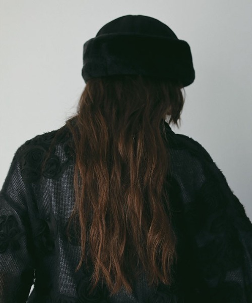 ETRE TOKYO（エトレトウキョウ）の「コードエンブロイダリーブラッシュドチュールシャツ（シャツ/ブラウス・レディース・ブラック/オフホワイト・FREE）」の10枚目の写真