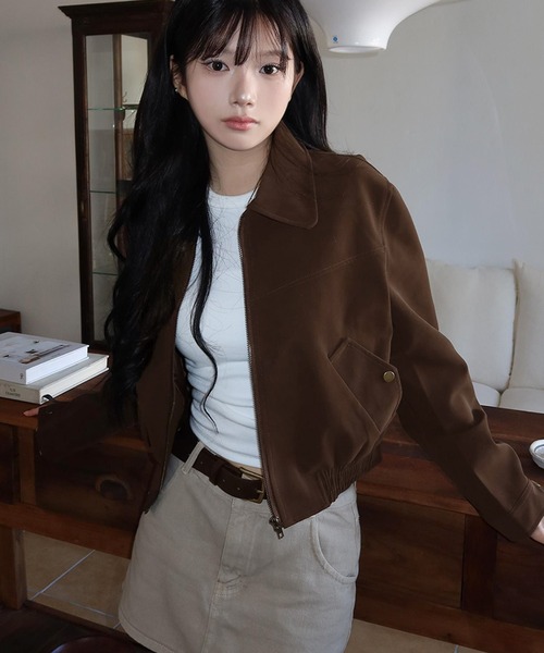 セール】ジップアップショートジャケット（その他アウター）｜LAFFMO