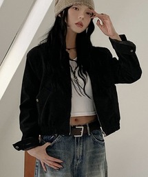 LAFFMO(ラフモ)のジップアップショートジャケット(その他アウター)