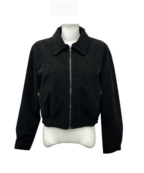 LAFFMO（ラフモ）の「ジップアップショートジャケット（その他アウター・レディース・ブラック/ブラウン・S/M）」の5枚目の写真