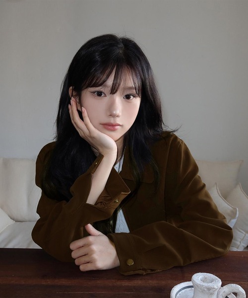 LAFFMO（ラフモ）の「ジップアップショートジャケット（その他アウター・レディース・ブラック/ブラウン・S/M）」の18枚目の写真