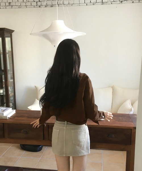 LAFFMO（ラフモ）の「ジップアップショートジャケット（その他アウター・レディース・ブラック/ブラウン・S/M）」の14枚目の写真