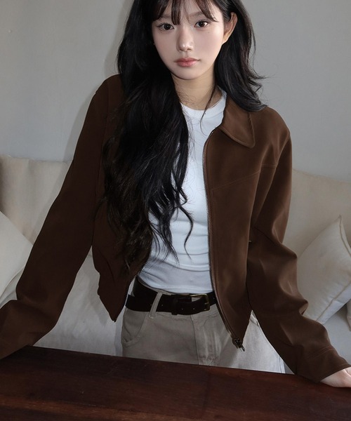 セール】ジップアップショートジャケット（その他アウター）｜LAFFMO