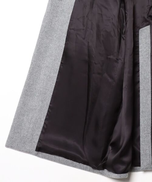 CINOH(チノ)の「BEAVER CLOTH LONG COAT(その他アウター・レディース・グレー・38/36)」の15枚目の写真