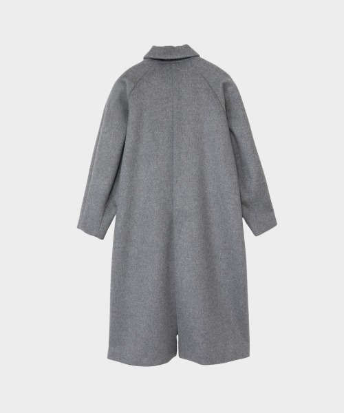 CINOH(チノ)の「BEAVER CLOTH LONG COAT(その他アウター・レディース・グレー・38/36)」の5枚目の写真