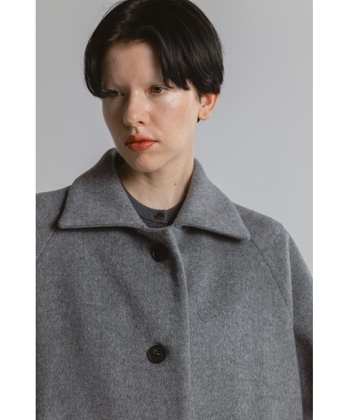 CINOH(チノ)の「BEAVER CLOTH LONG COAT(その他アウター・レディース・グレー・38/36)」の11枚目の写真