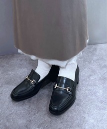 【新品未使用】ギャルリーヴィー ローファー レザー×ポニー 新品】GALERIE VIE ギャルリーヴィー ローファー レザー×ポニー