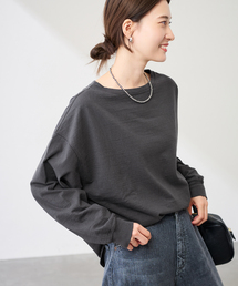 FRAMeWORK（フレームワーク）の「ラフィボートネックLTee（Tシャツ/カットソー）」