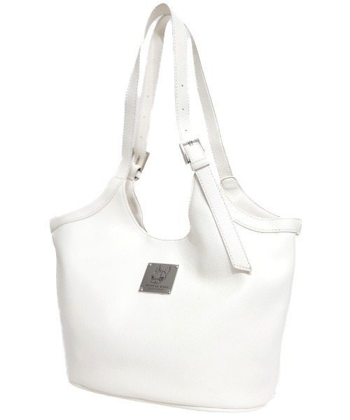 CRYSTAL BALL(クリスタルボール)の「ヒッピープレートバケットバッグ(トートバッグ・レディース・ブラック/オフホワイト/キャメル・FREE)」の12枚目の写真