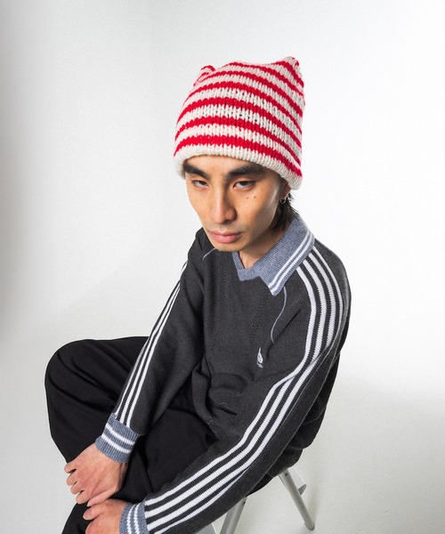 RICE NINE TEN(ライスナインテン)の「KNITTING SOCCER JERSEY(ニット/セーター・メンズ・ダークグレー・1/2)」の3枚目の写真