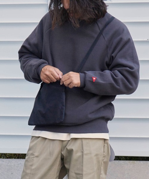 Healthknit(ヘルスニット)の「Healthknit/ヘルスニット Healthknit CLASSIC SWEAT CREW NECK L/S ラグランスリーブ スタンダードウェイト スウェット(スウェット・メンズ・ブラック/ネイビー/グレー/ホワイト/サックスブルー・M/L/XL)」の1枚目の写真