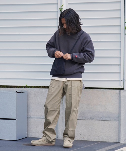 Healthknit(ヘルスニット)の「Healthknit/ヘルスニット Healthknit CLASSIC SWEAT CREW NECK L/S ラグランスリーブ スタンダードウェイト スウェット(スウェット・メンズ・ブラック/ネイビー/グレー/ホワイト/サックスブルー・M/L/XL)」の17枚目の写真