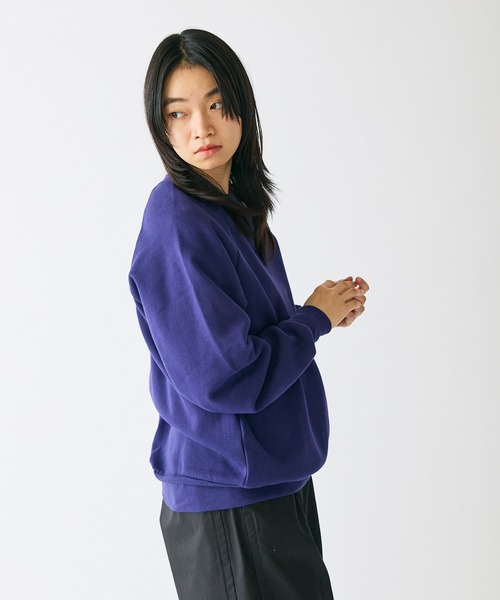 Healthknit(ヘルスニット)の「Healthknit/ヘルスニット Healthknit CLASSIC SWEAT CREW NECK L/S ラグランスリーブ スタンダードウェイト スウェット(スウェット・メンズ・ブラック/ネイビー/グレー/ホワイト/サックスブルー・M/L/XL)」の10枚目の写真