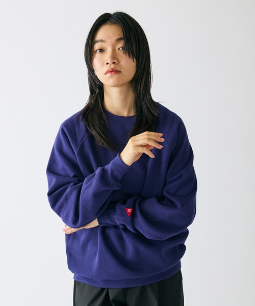 Healthknit(ヘルスニット)の「Healthknit/ヘルスニット Healthknit CLASSIC SWEAT CREW NECK L/S ラグランスリーブ スタンダードウェイト スウェット(スウェット・メンズ・ブラック/ネイビー/グレー/ホワイト/サックスブルー・M/L/XL)」の16枚目の写真