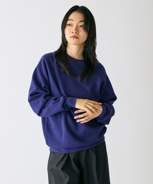 Healthknit(ヘルスニット)の「Healthknit/ヘルスニット Healthknit CLASSIC SWEAT CREW NECK L/S ラグランスリーブ スタンダードウェイト スウェット(スウェット・メンズ・ブラック/ネイビー/グレー/ホワイト/サックスブルー・M/L/XL)」の22枚目の写真