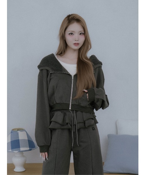 ダーリッチ Darich パーカー カーキ ユーズドルックスウェットパーカー